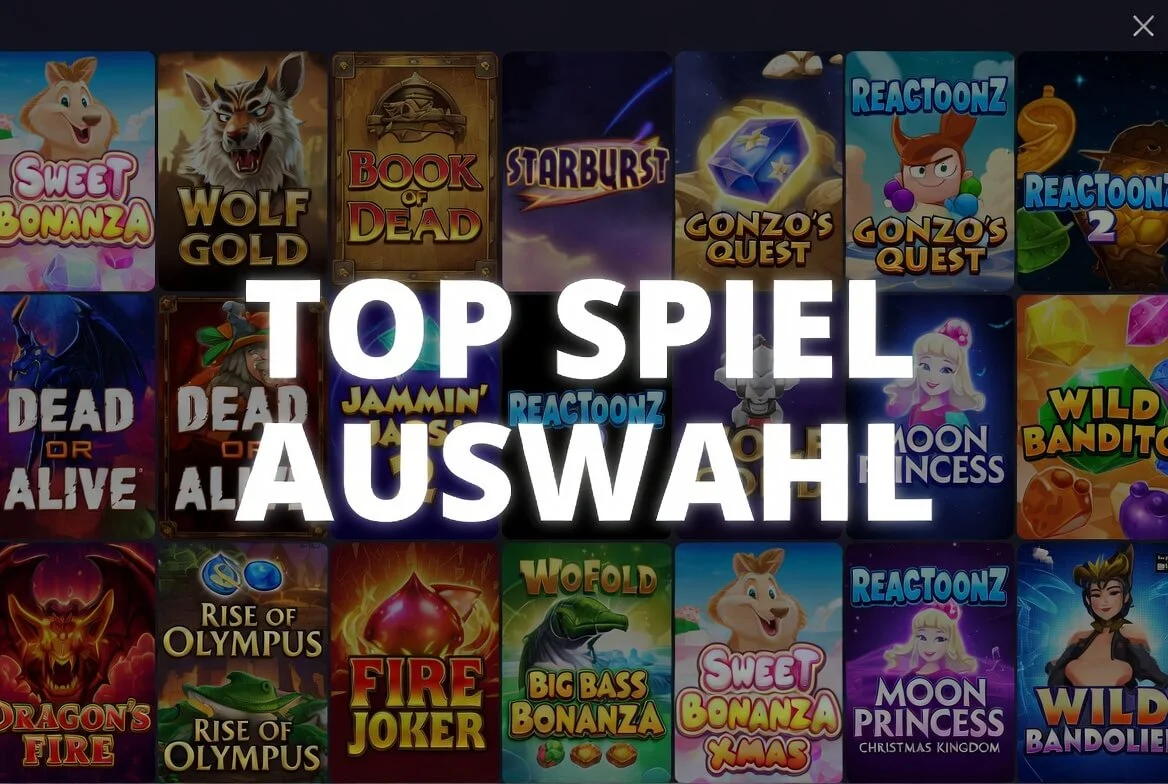 Spielauswahl und beliebte Spielautomaten bei Beef Casino